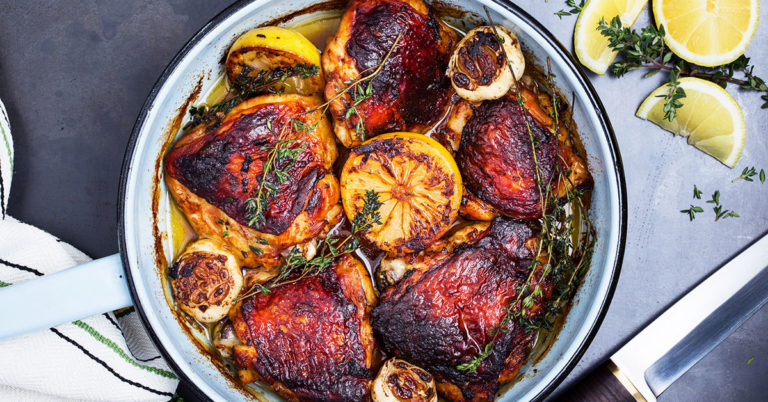 Recept: kip met 40 tenen knoflook