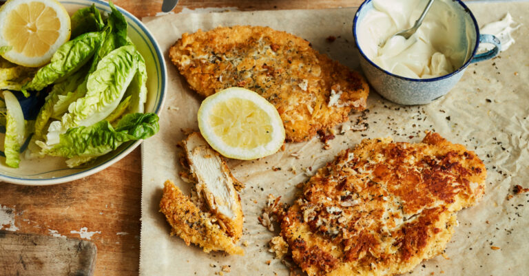 Fantastisch Grieks recept: Kipschnitzel met halloumi