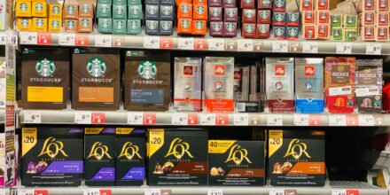 Koffie in de supermarkt