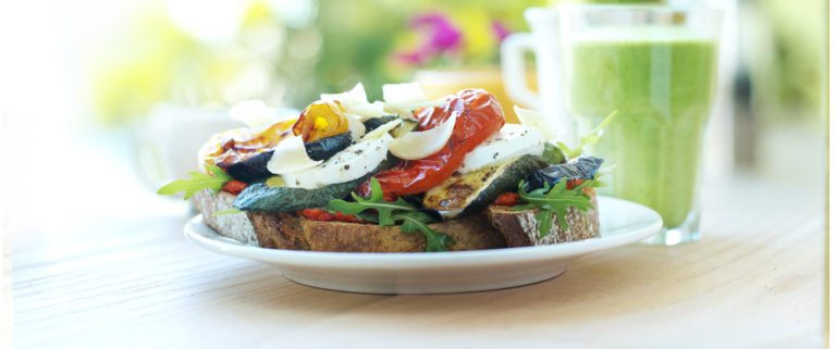 Bruschetta met gegrilde groenten