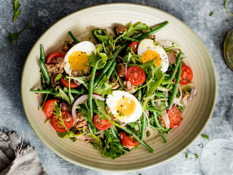 Zomerse salade niçoise