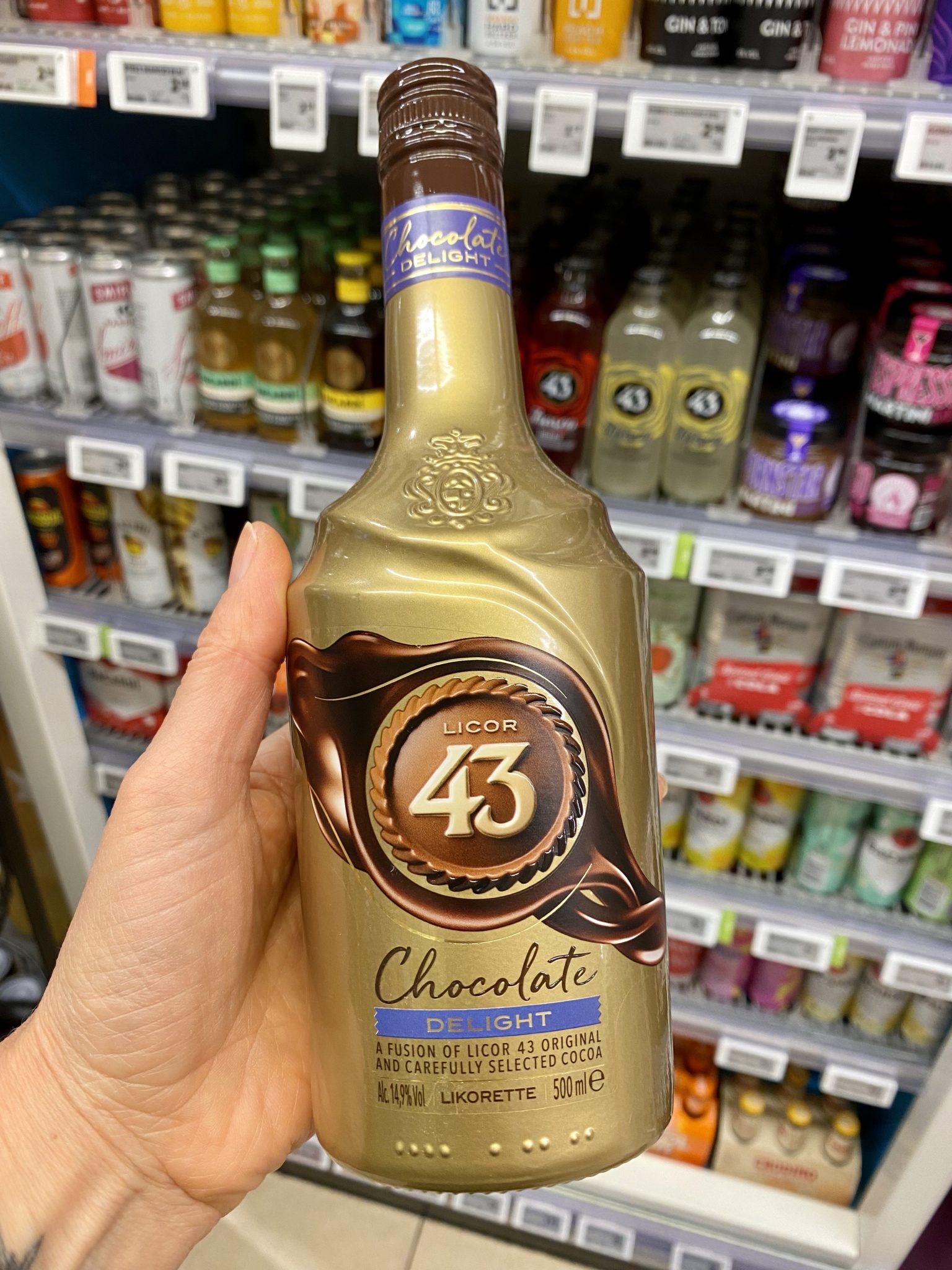 Wil Je In Huis Halen Voor De Kerst Licor 43 Chocolate FavorFlav   Licor 43 Chocolate Delight Fles 