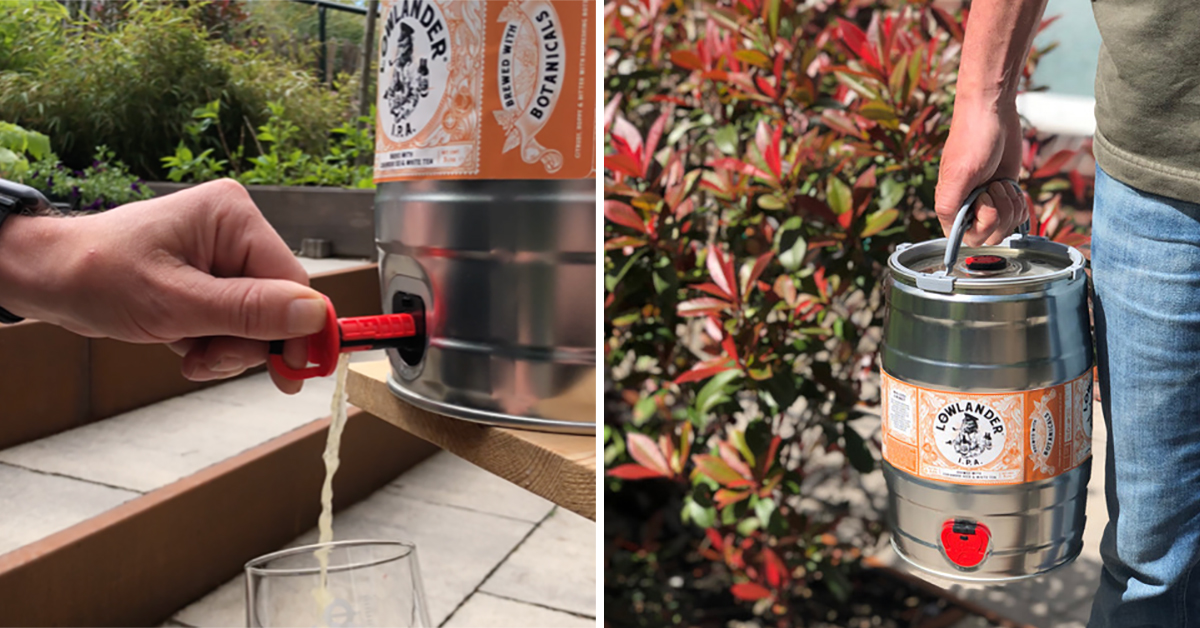 Ideal during corona: Lowlander launches a micro keg for home