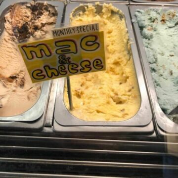 Mac n cheese ijs