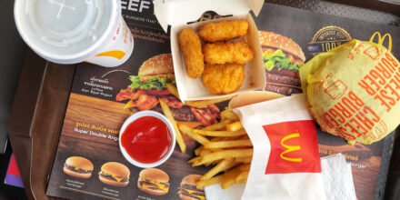 Mac nuggets en burger
