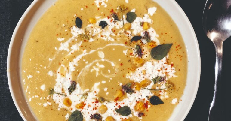 Recept voor de allerlekkerste maissoep (van Yvette van Boven)