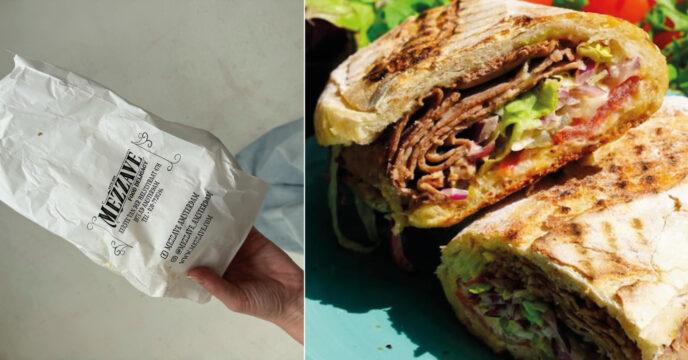 Mezzave ribs sandwich