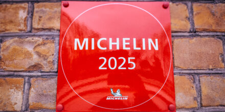 Michelin bord 2025 op muur