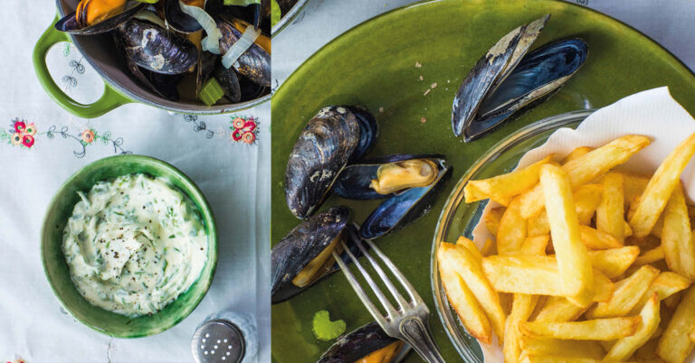 Recept: mosselen met frieten en tartaarsaus zoals je oma het maakt