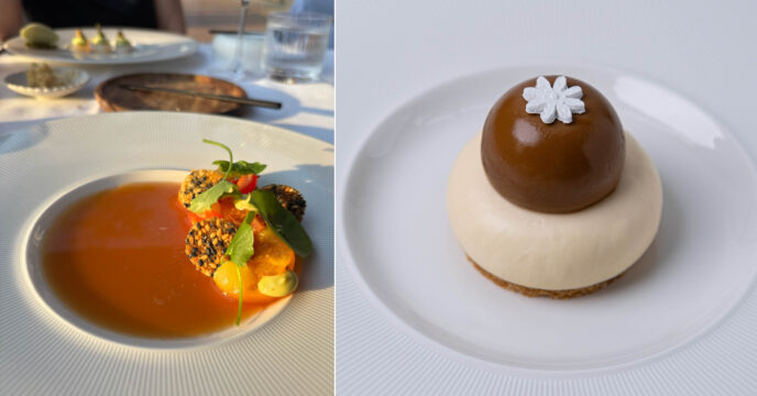 Tomaatgerechtje en 'tiramisu' van NORRA