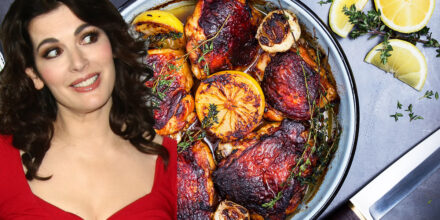 Nigella Lawson kip knoflook