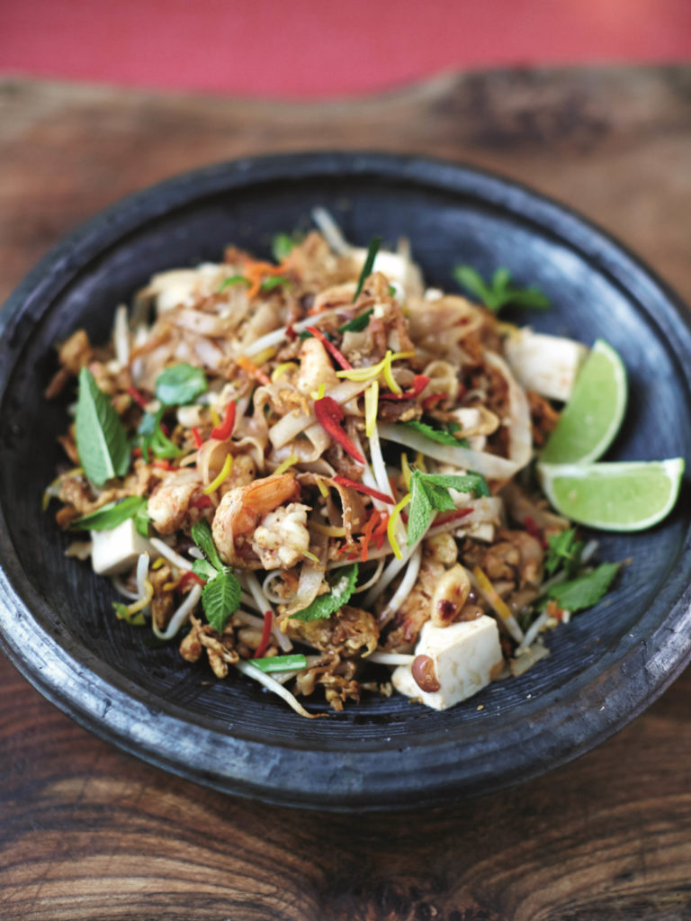 Pad thai met garnalen & tofu