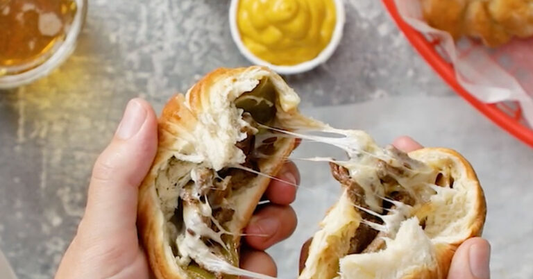 Water in je mond: Philly Cheese Steak Bombs