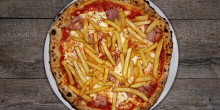 Pizza met friet