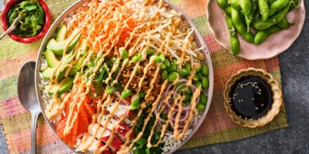 Pokebowl Korean BBQ mayonaise