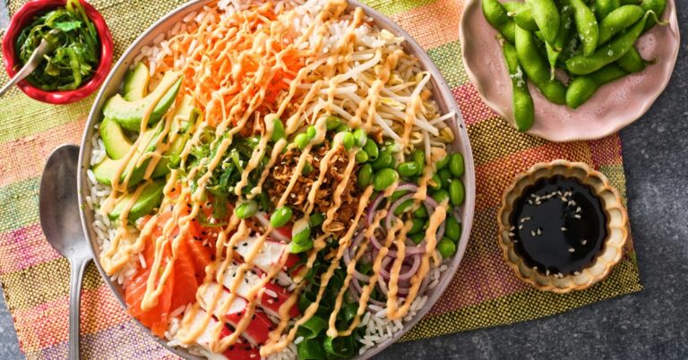 Recept: poké bowl met Zaanse mayo Korean BBQ