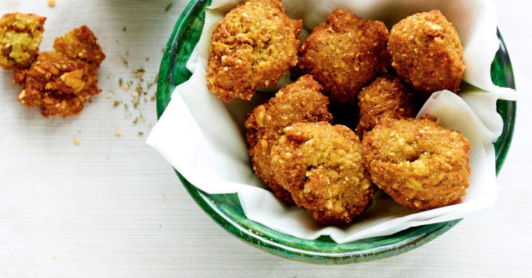 Recept: popcornfalafel