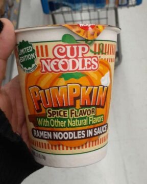Pumpkin spice noodles