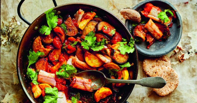 Recept: Ratatouille met gerookte paling