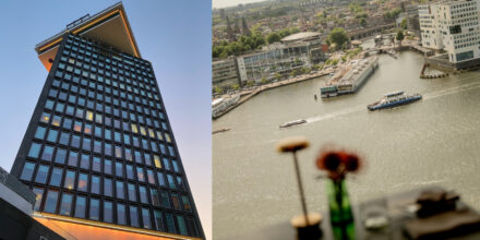 Restaurant Moon Amsterdam uitzicht IJ