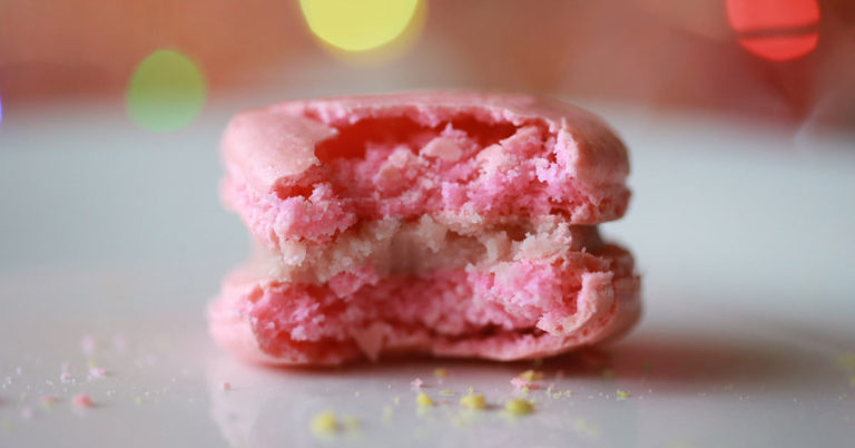 Recept: roze champagne macarons