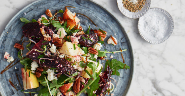 Vega BBQ recept: Salade met gepofte bieten