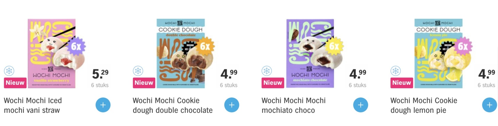 Wochi Mochi ijs Albert Heijn