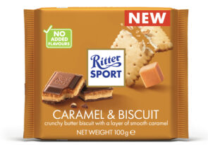 Rittersport chocolade caramel & biscuit