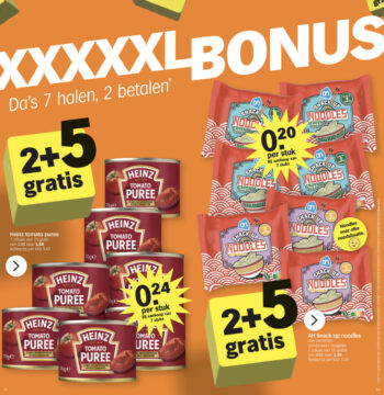 XXXXXL Bonus korting bij Albert Heijn