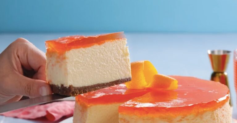 Recept: Aperol Spritz cheesecake