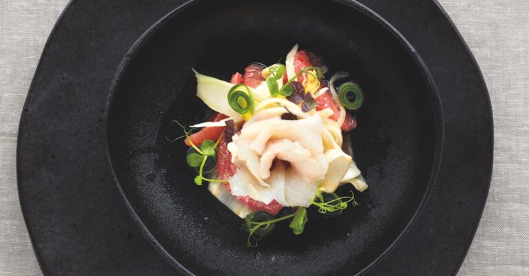 Recept: Kingfish sashimi met ponzu-vinaigrette