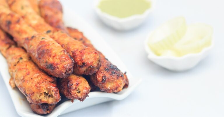 Recept: Seekh kebabs met kaas in een jasje