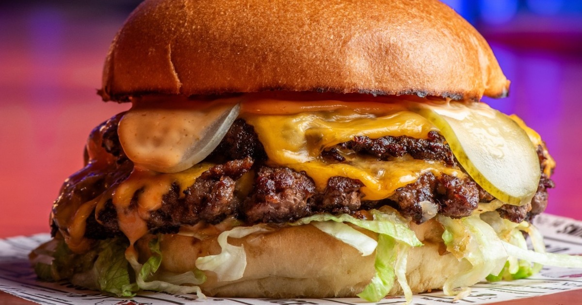 Smashburger met gesmolten kaas van The Butcher