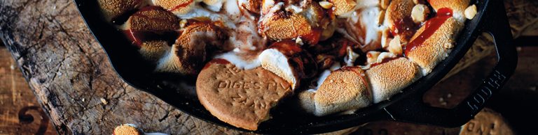 S’mores Skillet met salted caramel van Jord Althuizen