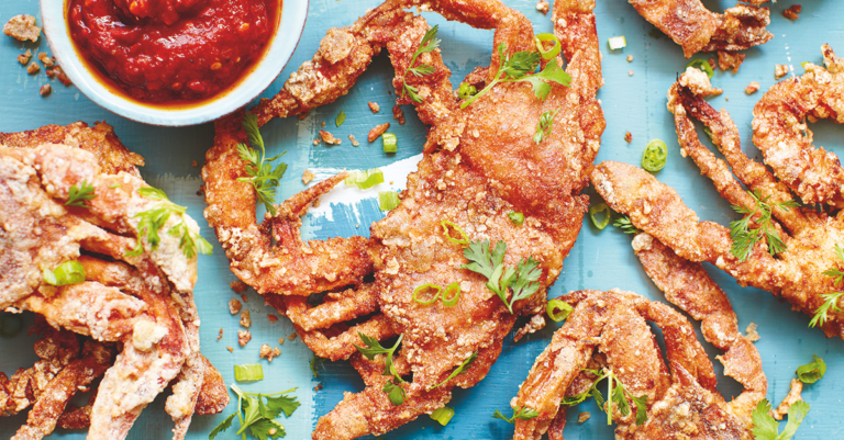Recept: Krokante soft shell crab