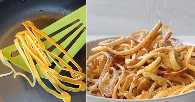 De Pancake Spaghetti-trend gaat viraal op TikTok en wij snappen wel waarom