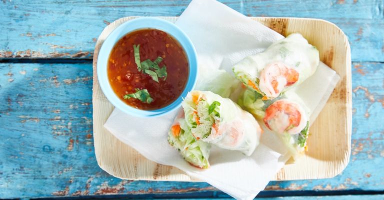 Recept: springrolls met gamba’s (op z’n Thais)