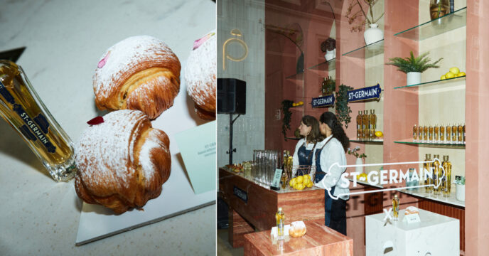 St-Germain cruffin & croissant