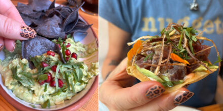 Tacos en guacamole Copal Amsterdam