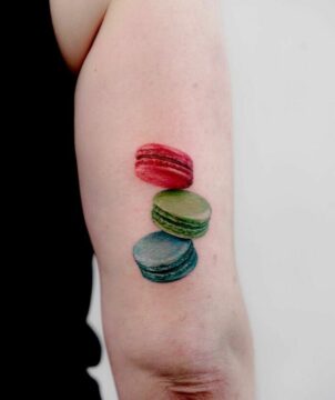 Tattoo macarons