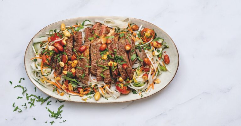 Recept: Thaise noedelsalade met ribeye