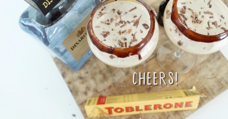 Té lekker: zo maak je een Toblerone cocktail