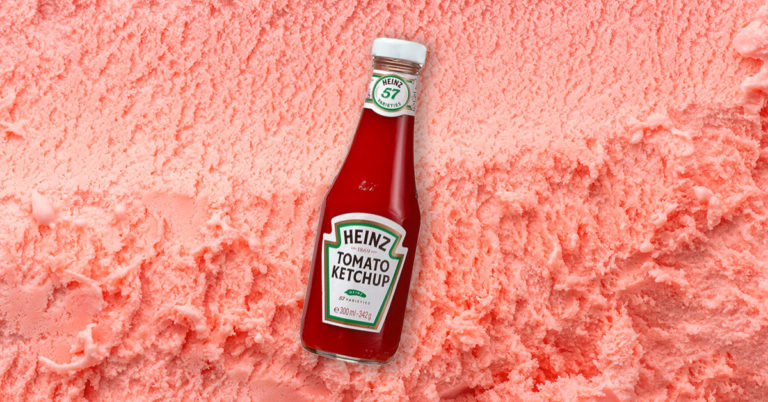 Heinz komt met ketchup-ijs, is de wereld gek geworden?
