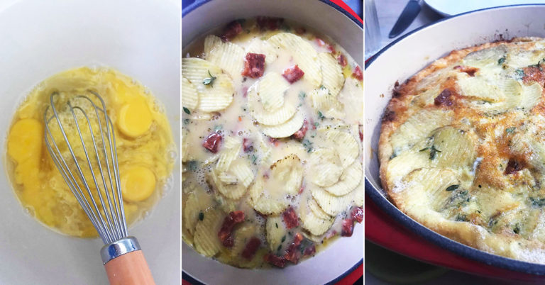 Tortilla van Ferran Adrià: met chips