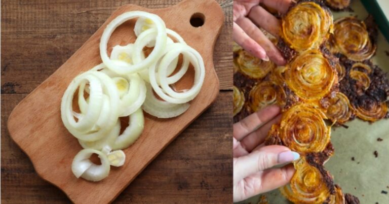 Dit wil je maken: kaas-uienchips met maar 2 ingrediënten