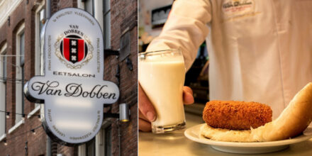 Van Dobben broodje kroket met melk