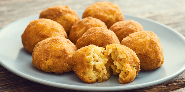 Arancini di riso (Italiaanse risottoballen)