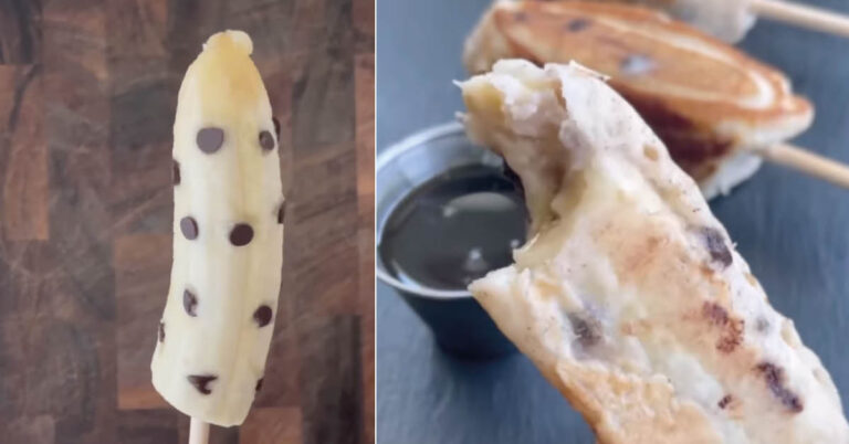 Dit wil je: Chocolate Chip Banana Pancakes lollies
