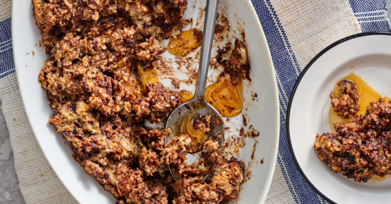 Recept: banoffee baked oats