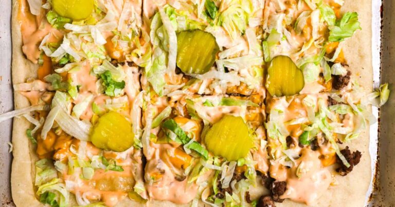 Zo maak je een Big Mac pizza